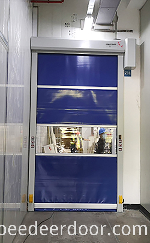 Pvc Door Blue